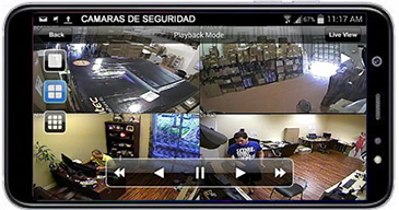 Cámras de seguridad en su móvil